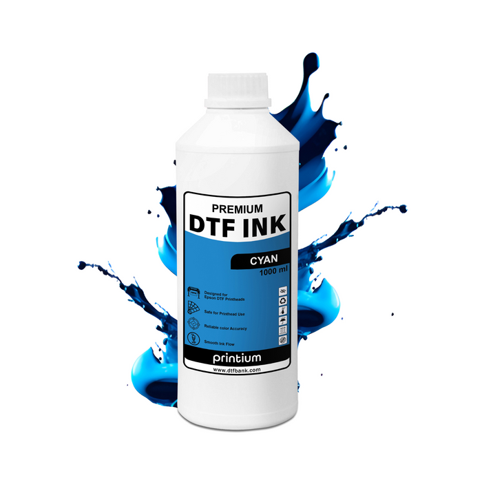 Premium DTF Ink - Cyan 1 Liter