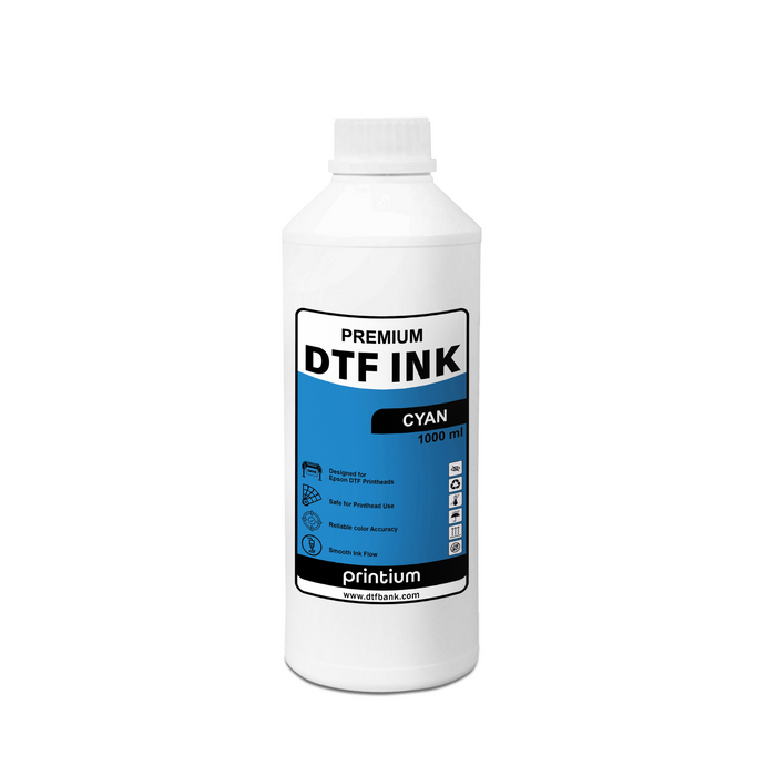 Premium DTF Ink - Cyan 1 Liter