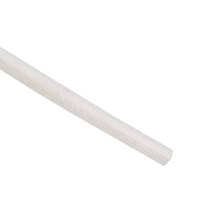 High Temperature Wire Sleeve - White 1 foot