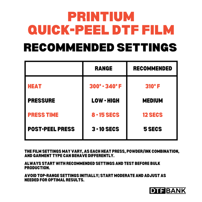 Quick Peel DTF Film - 23.6" x 325'