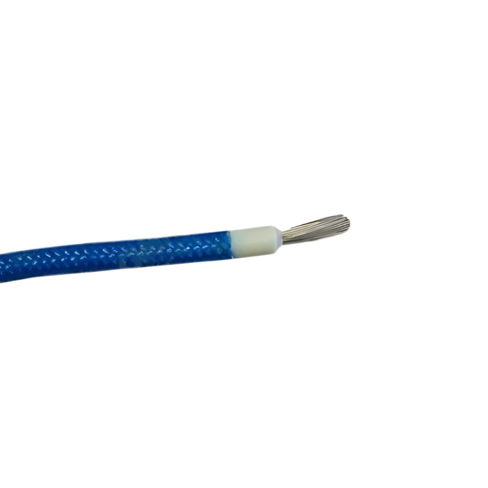 High Temperature Wire - Blue 1 foot