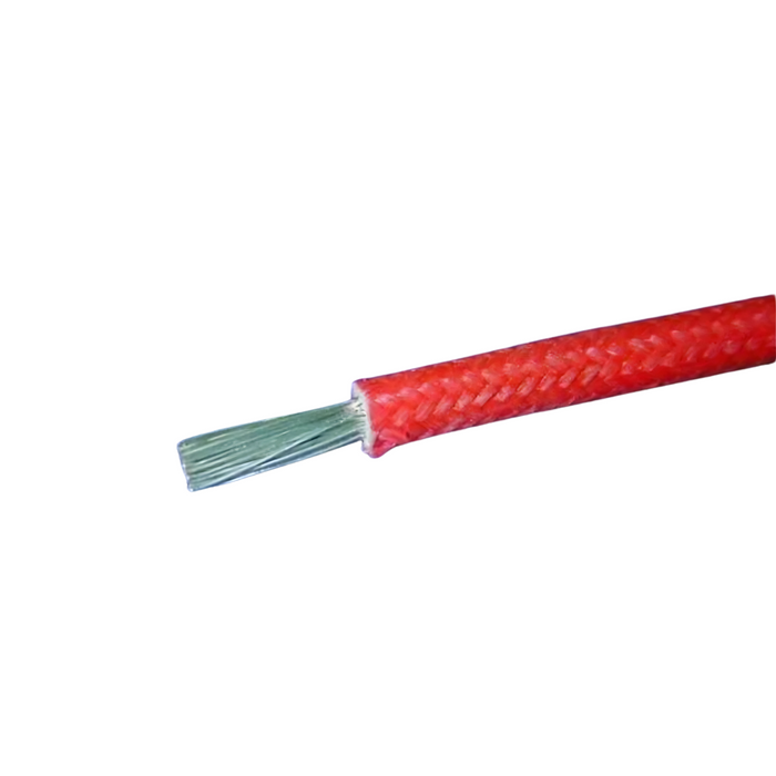 High Temperature Wire - Red 1 foot