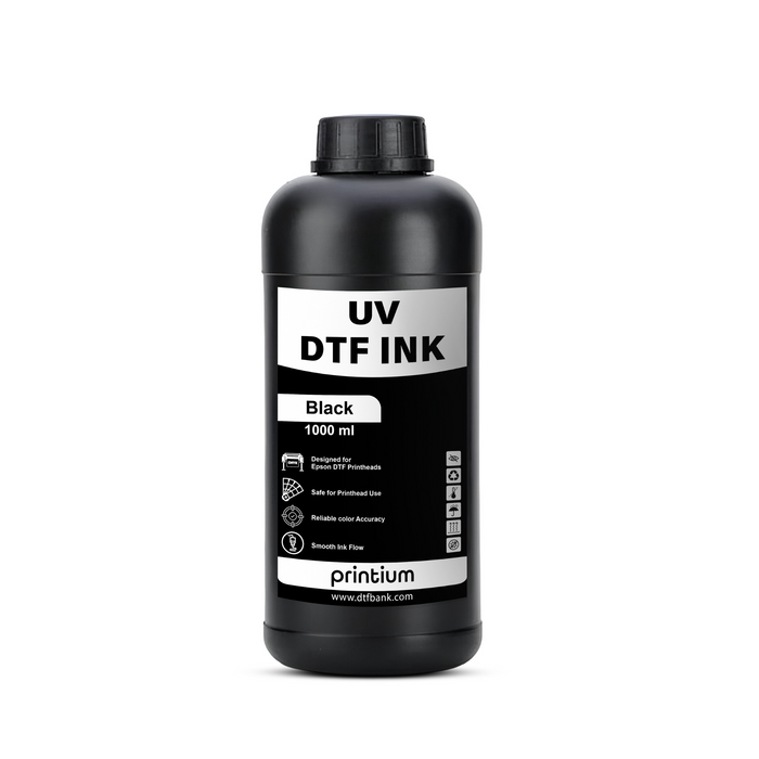 Tinta UV DTF - Negra 1 Litro