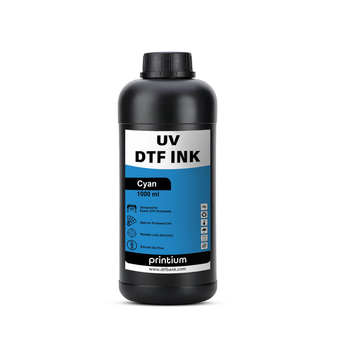 UV DTF Ink - Cyan 1 Liter